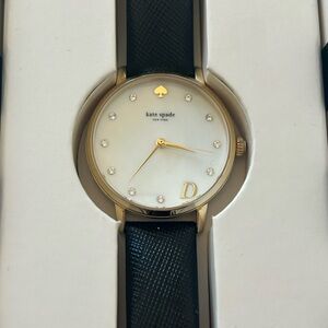 Kate Spade Genuine Leather D Initial Watch ✨ NEW